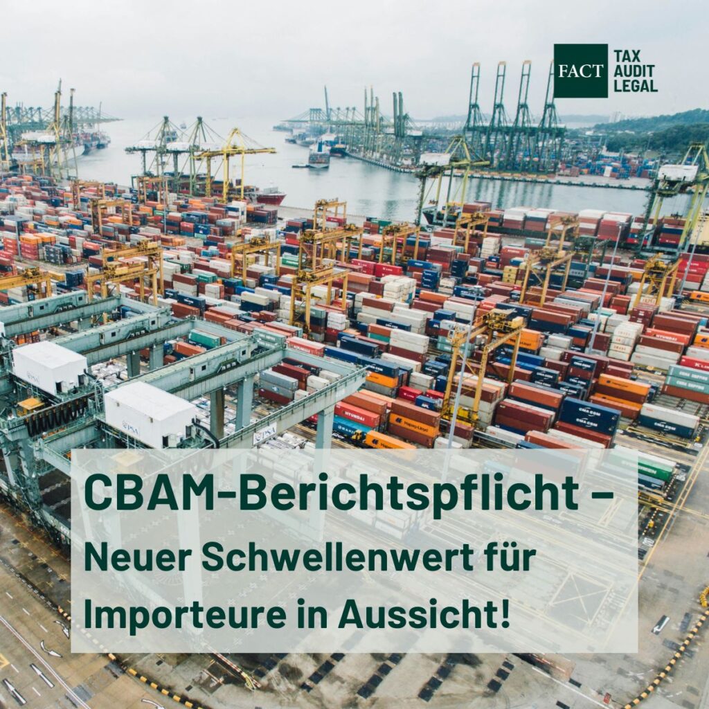 LinkedIn Post: CBAM-Berichtspflicht.