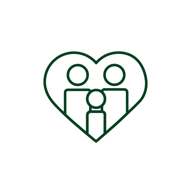 Alternatives Icon ‚Familienfreundlich‘.